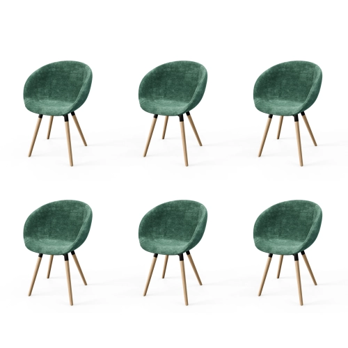 Krzesło KR-502 Ruby Kolory Design Tkanina Loris 39 Italia 2025-2030